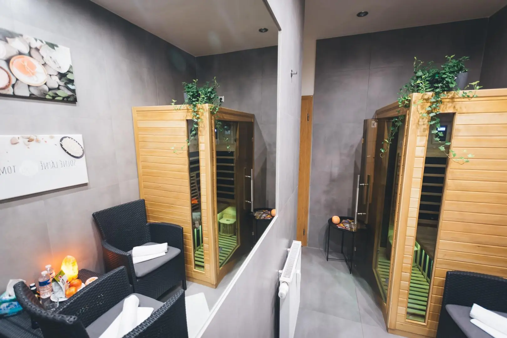 Privátní infrasauna v solných lázních Tom - Privátní Infrasauna