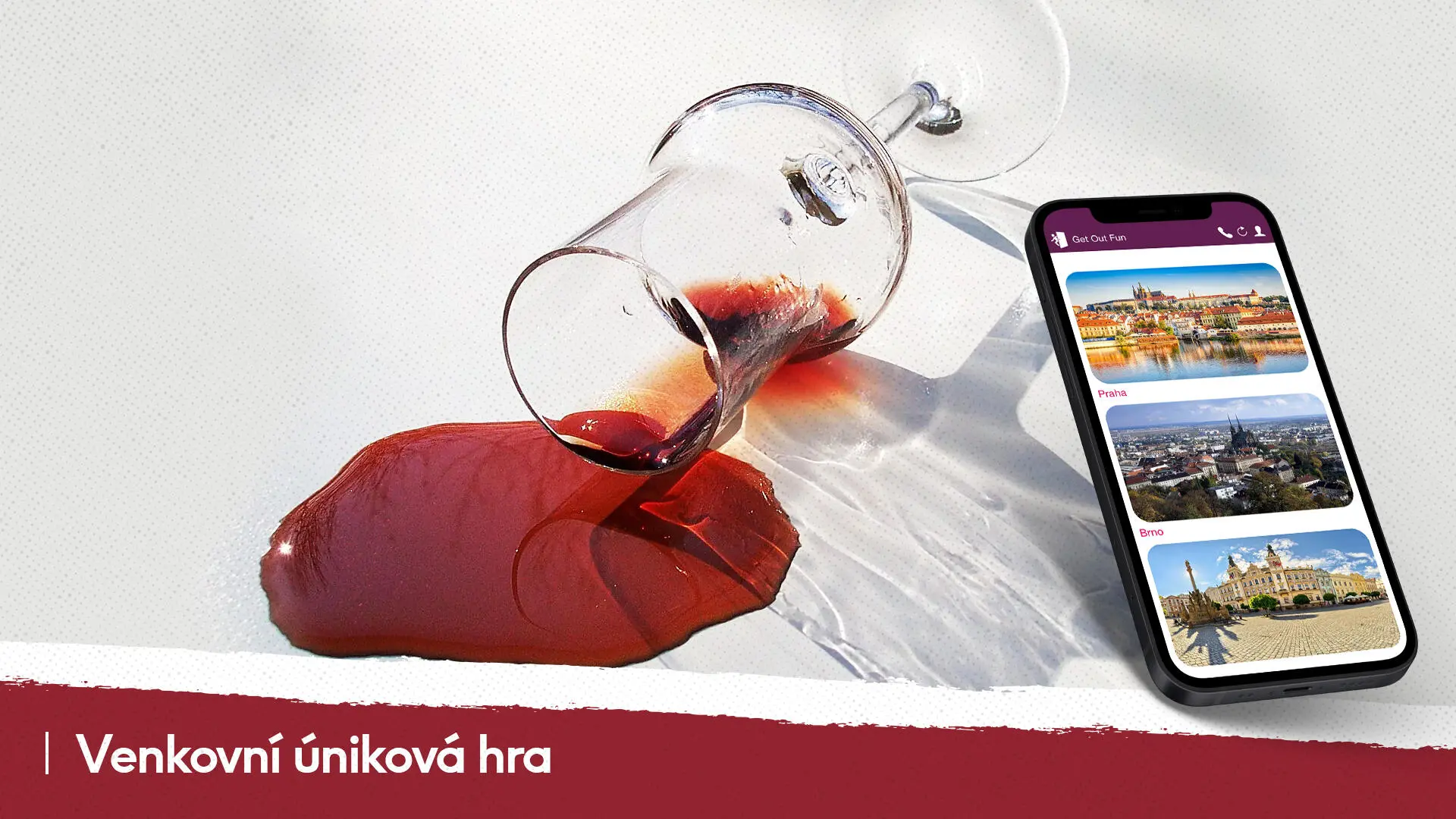 Venkovní hra - Tour de Wine ve městě Plzeň: Po kapkách zločinu