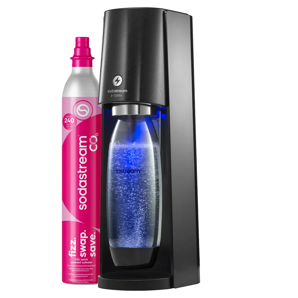 Výrobník sody Sodastream E-Terra Black