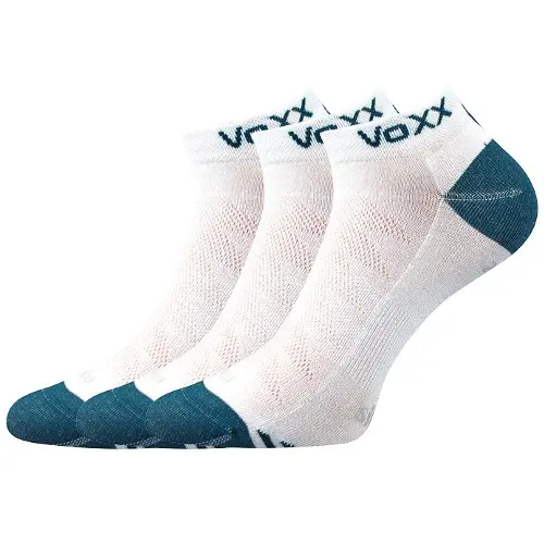 3PACK ponožky VoXX bambusové bílé (Bojar)