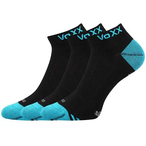 3PACK ponožky VoXX bambusové černé (Bojar)