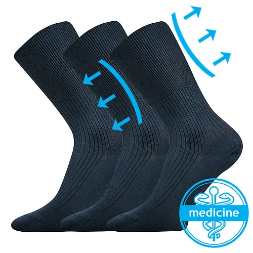 Lonka® Ponožky Lonka Zdravan - tm.modrá Velikost: 43-45 (29-30)