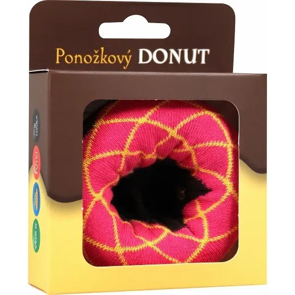 DONUT veselé dárkové ponožky Boma