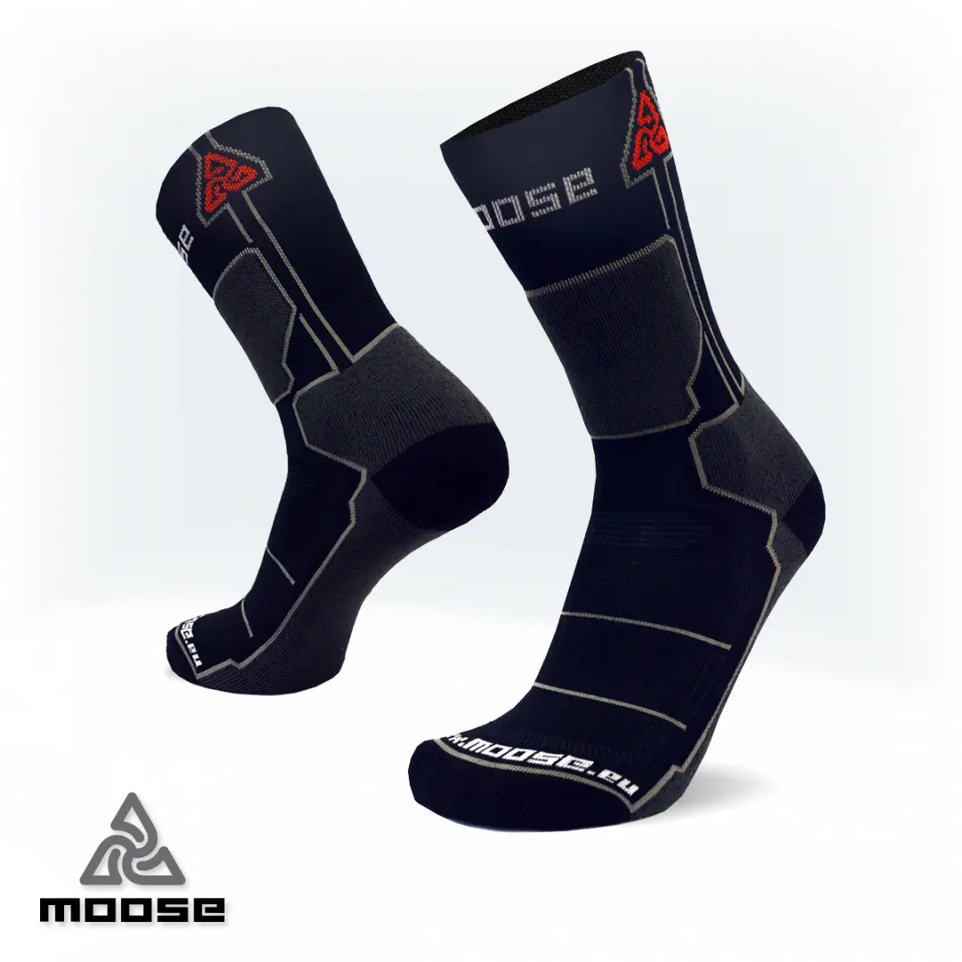 NORDKAPP NEW sportovní ponožky Moose Černá L 1 pár