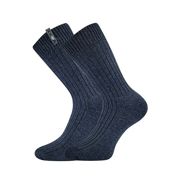 VOXX Ponožky zimní vlněné ALJAŠKA jeans melé 35-38 117977