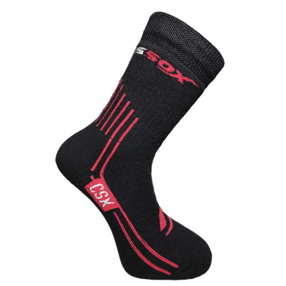 CSX-HEROLD extra hřejivé merino ponožky COMPRESSOX Černá 43-46 1 pár