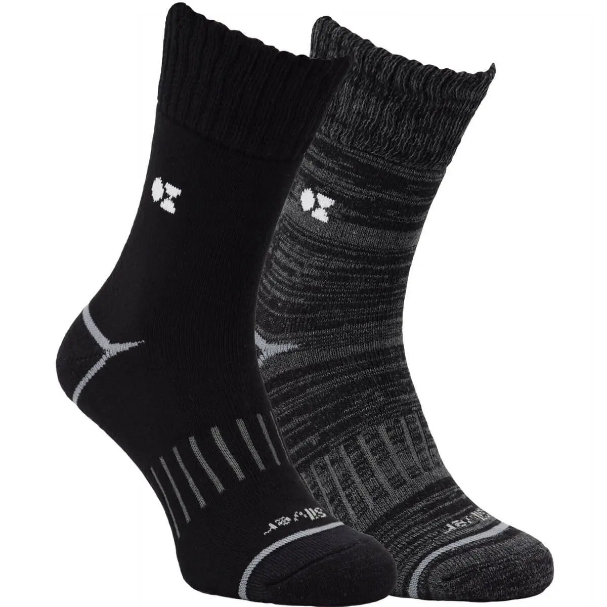 Active pánské jednobarevné bavlněné froté ponožky se stříbrem OXSOX Mix barev 39-42 2 páry