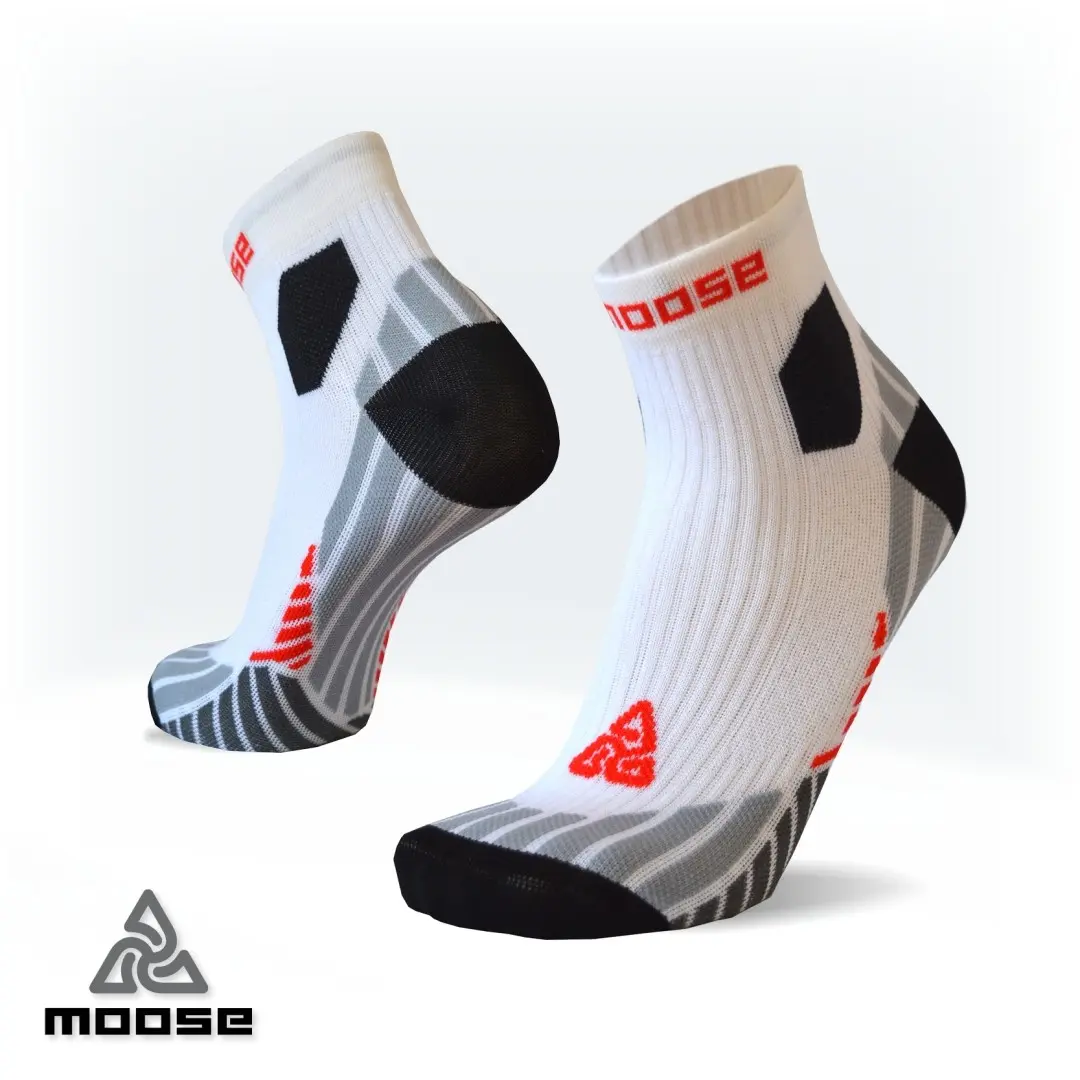 ULTRAMARATHON NEW běžecké ponožky Moose Bílá XS 1 pár