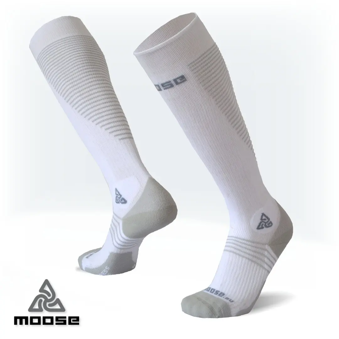 COMPRESS DRIVE kompresní podkolenky Moose bílá XL