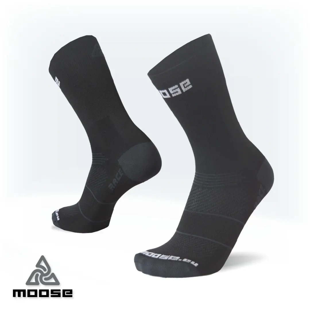 RACE CLASSIC sportovní ponožky Moose černá L