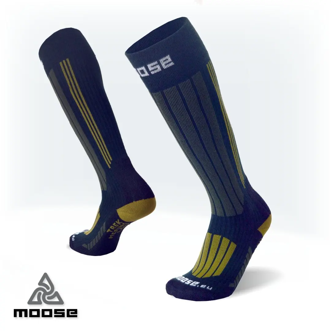 TREK LONG turistické merino podkolenky Moose Zelená M 1 pár