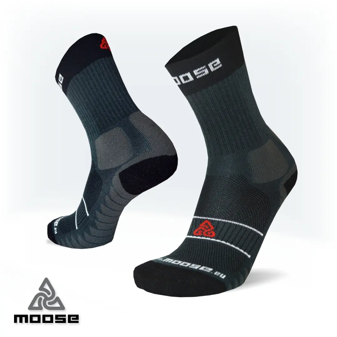 ENDURO klasické offroadové ponožky Moose šedá S