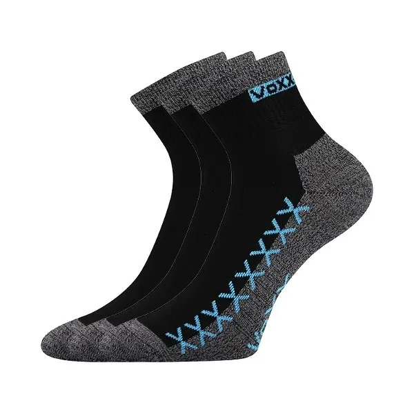 VoXX® Ponožky VoXX Vector - černá Velikost: 43-46 (29-31)