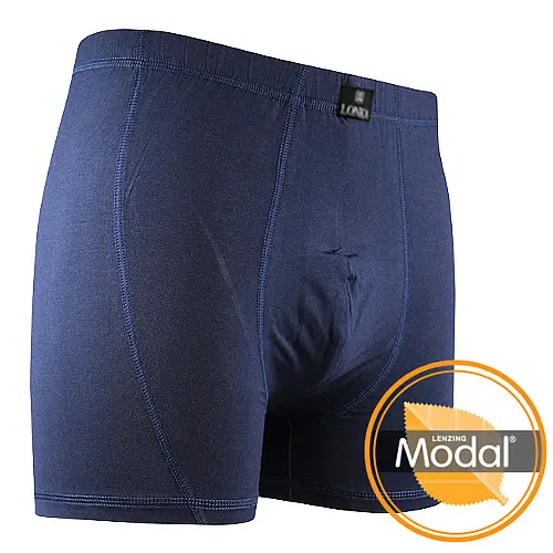 BERNARD pánské boxerky z modalu Lonka tm. modrá XL