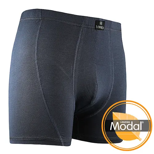 BERNARD pánské boxerky z modalu Lonka tm. šedá 3XL
