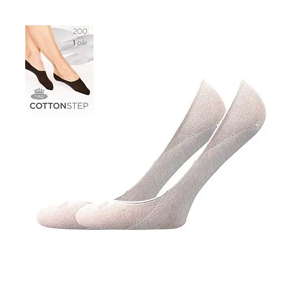 COTTON step 200 DEN punčochové ťapky Lady B 39-42 bílá