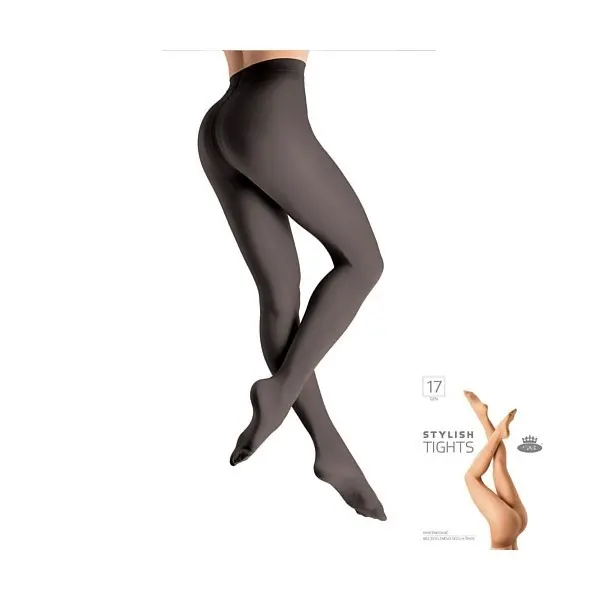 STYLISH tights 17 DEN punčochové kalhoty Lady B černá XL