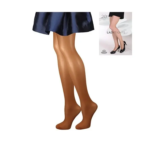LADY tights 20 DEN punčochové kalhoty Lady B béžová L