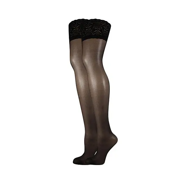 LADY hold-ups 20 DEN samodržící punčochy Lady B černá S