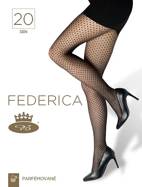 FEDERICA 20 DEN punčochové kalhoty Lady B XL