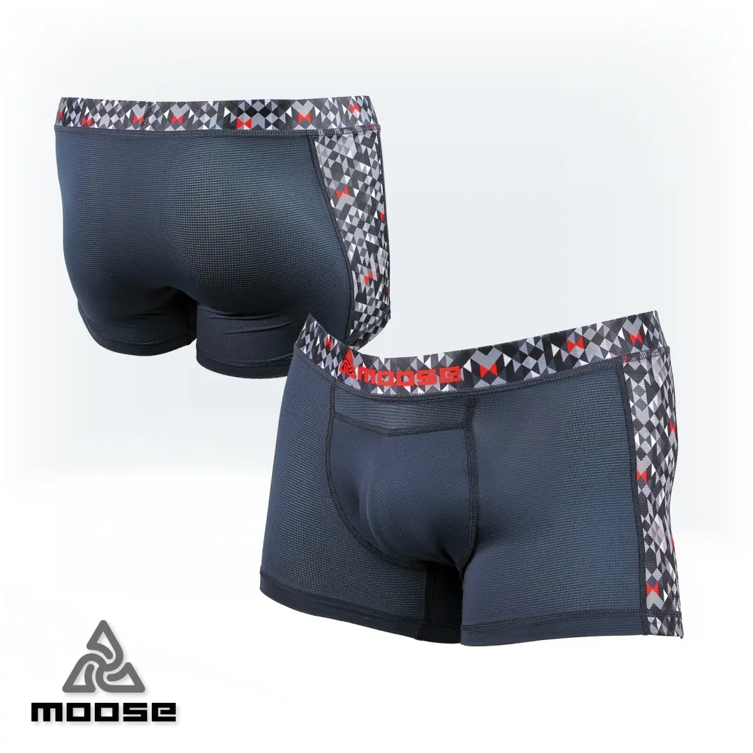 TABIT BOXER MEN pánské rychleschnoucí funkční boxerky Moose Šedá XL 1 kus