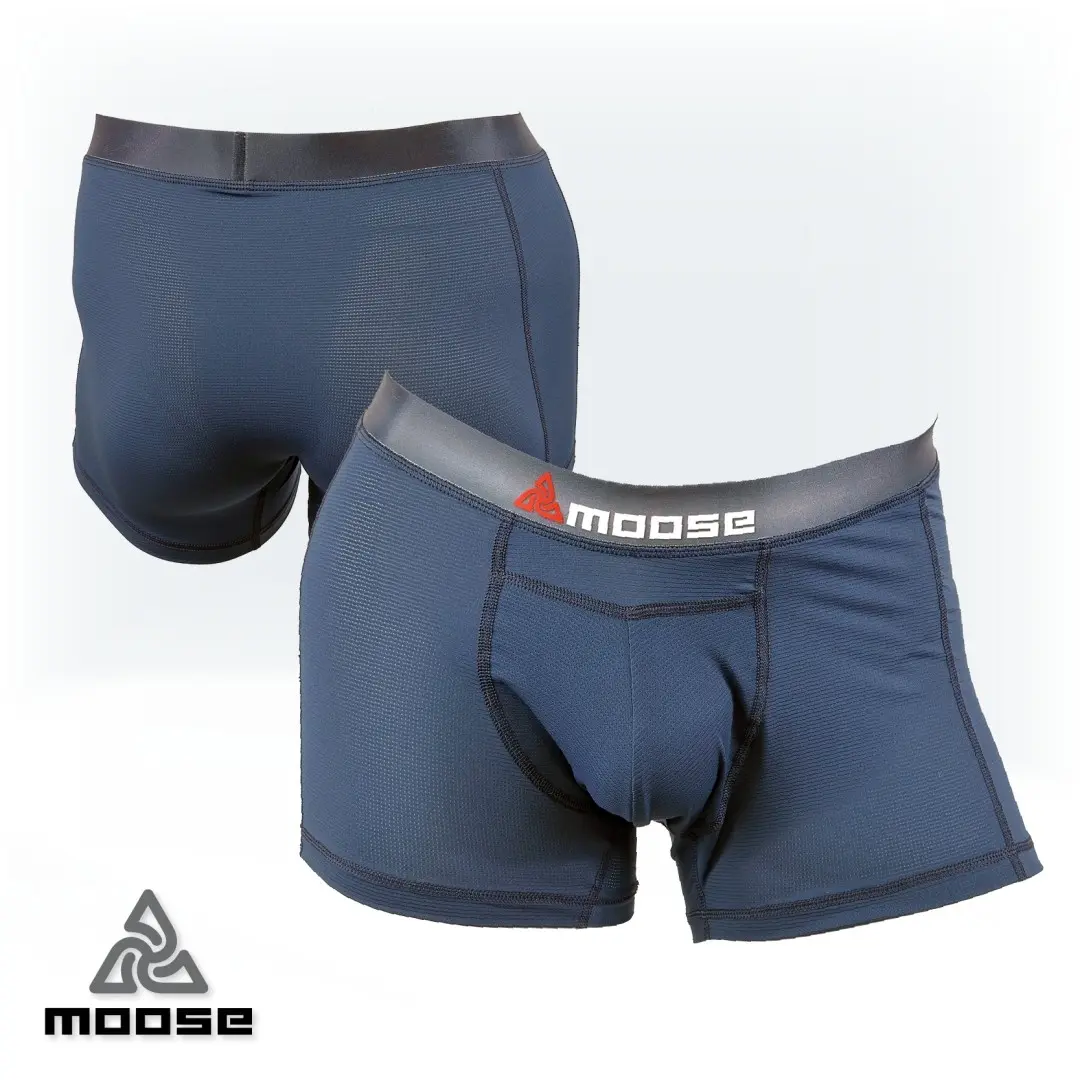 TABIT BOXER MEN pánské rychleschnoucí funkční boxerky Moose Tm. šedá / Šedá