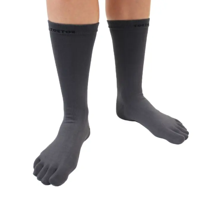 MEN PLAIN prstové ponožky ToeToe antracit