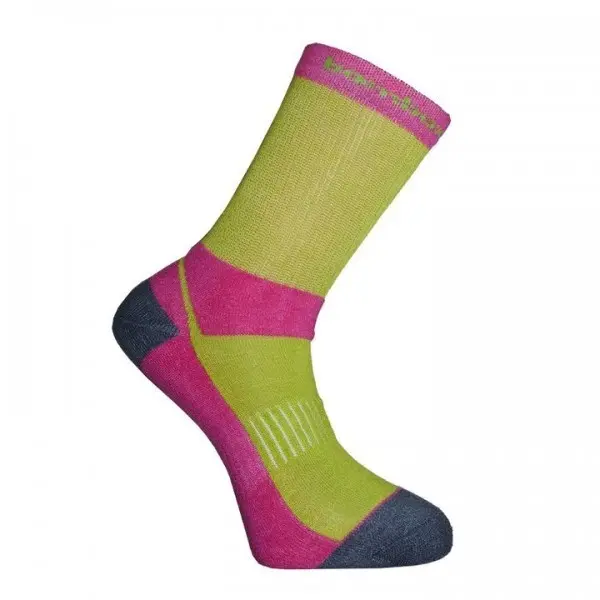 BX-3 RESIST FUN bambusové ponožky BAMBOX Limetka / Růžová 43-46 1 pár