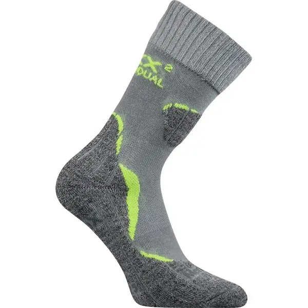 VOXX Ponožky dvouvrstvé thermo z merino DUALIX se stříbrem SVĚTLE ŠEDÉ 35-38 108999