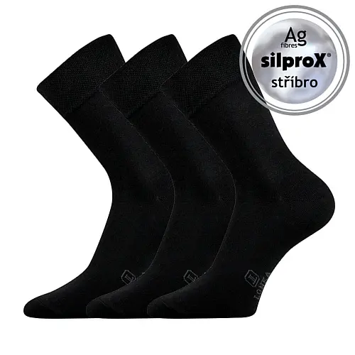 Lonka® Ponožky Lonka Dasilver - černá Velikost: 39-42 (26-28)