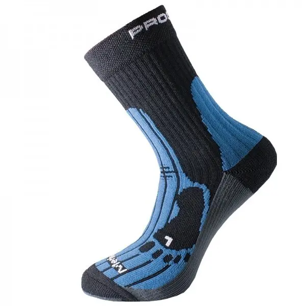 P MRN 8MB merino outdoorové ponožky Progress Černá /