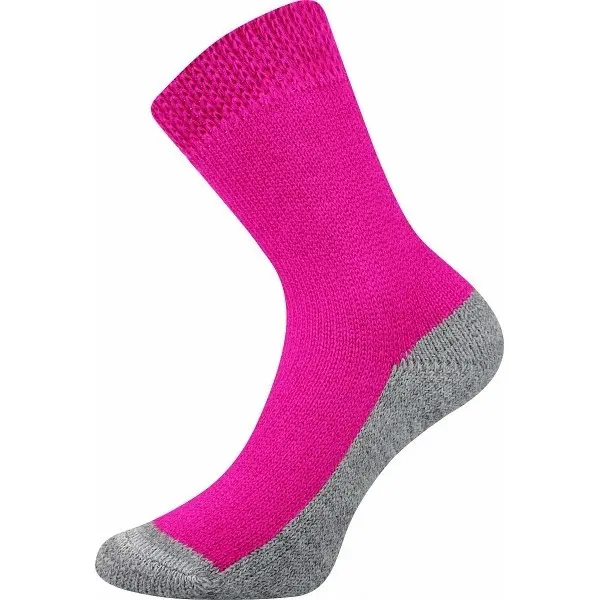 BOMA Ponožky silné domácí SPACÍ fuxia 35-38 108927