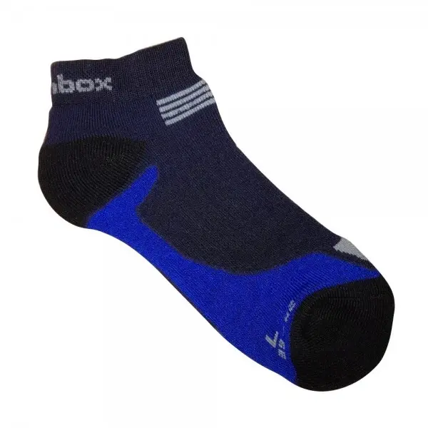 BX-STR nízké bambusové ponožky BAMBOX Tm. modrá / Modrá 39-42 1 pár