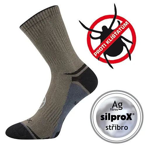 OPTIFAN 03 ponožky proti klíšťatům Voxx - NEW Khaki 39-42 1 pár