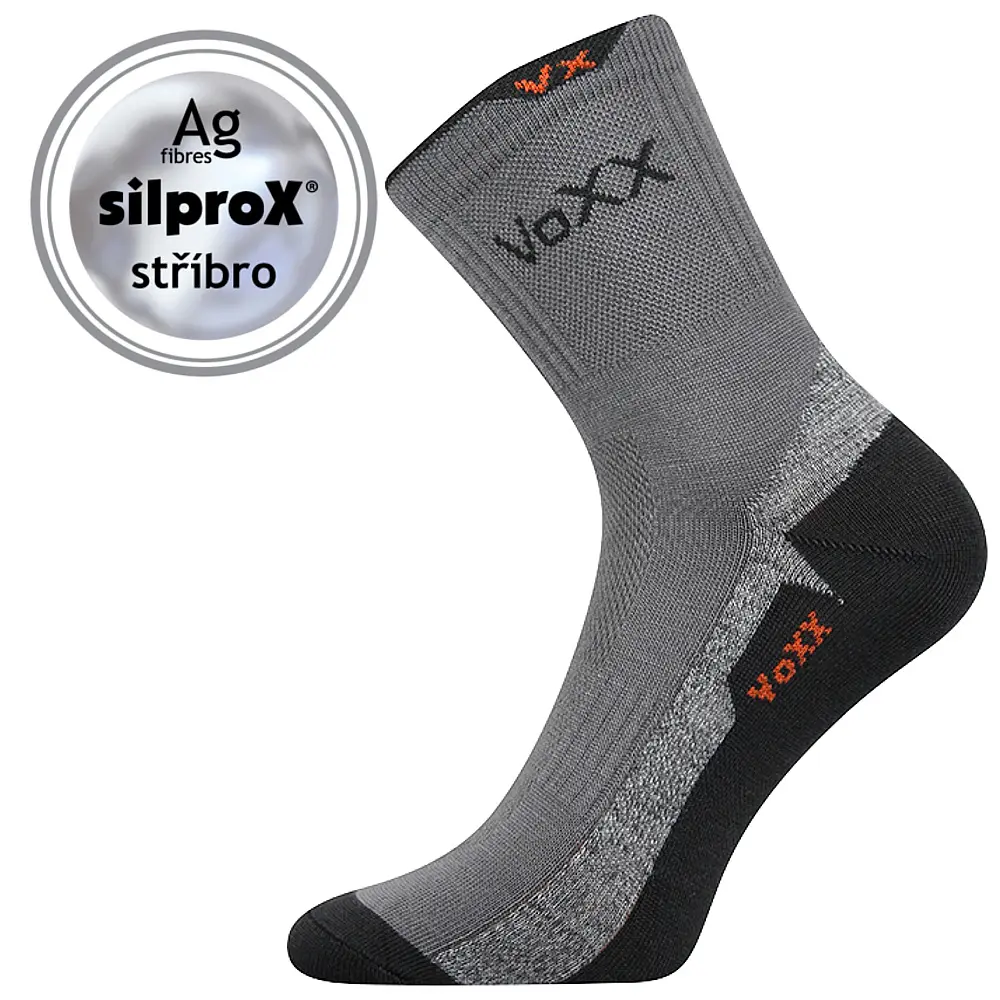 MASCOTT ponožky se stříbrem Voxx Sv. šedá 35-38 1 pár
