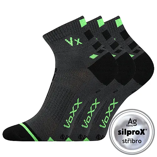 VoXX® Ponožky VoXX Mayor silproX - tm.šedá Velikost: 43-46 (29-31)