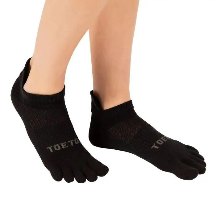 RUNNING běžecké nízké prstové ponožky ToeToe černá L