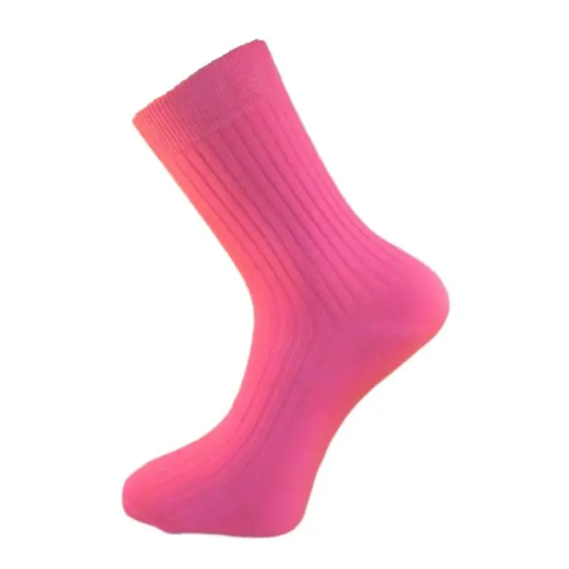 FINE COLORO bavlněné ponožky - 100% bavlna Magenta 42-43 2 páry