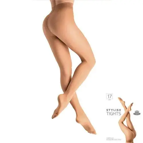 STYLISH tights 17 DEN punčochové kalhoty Lady B opal S