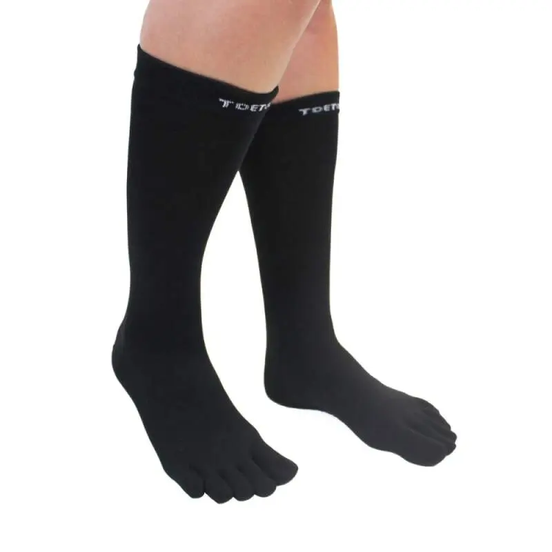 MEN PLAIN prstové ponožky ToeToe černá