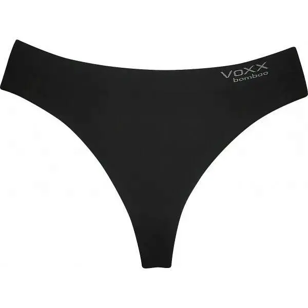 BS-006 dámské bambusové funkční tanga VoXX černá S / M