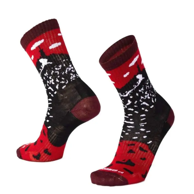 BESKYD LYSA české merino ponožky Moose červená L