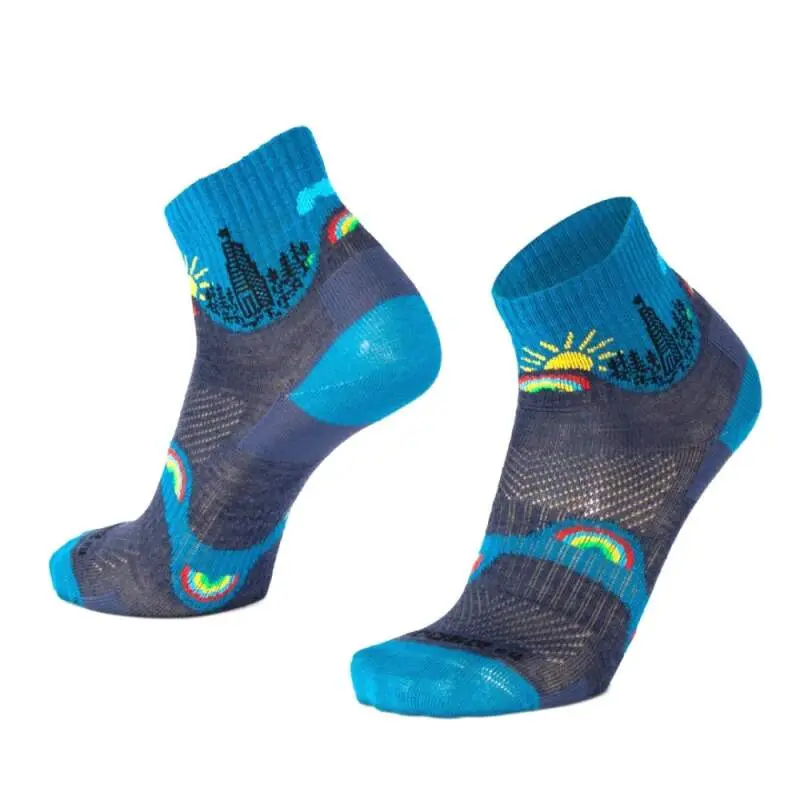 ORLIK DESTNA kotníkové české merino ponožky Moose modrá XL