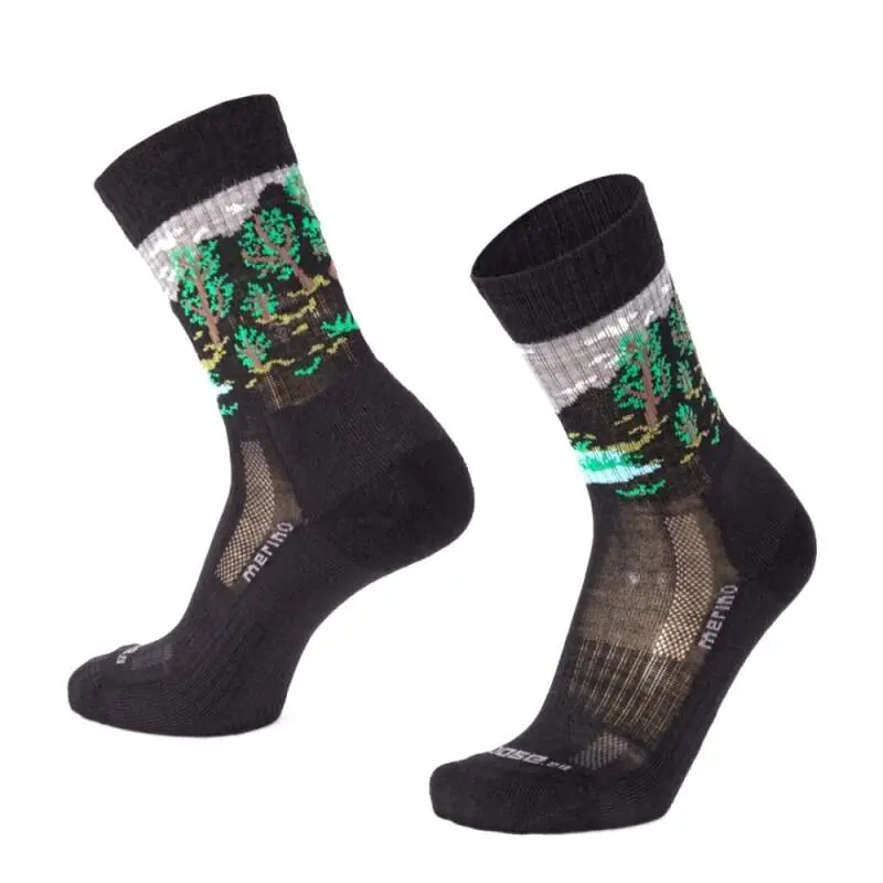 TATRAN SYLVAN vysoké merino ponožky Moose černá 1 pár XL