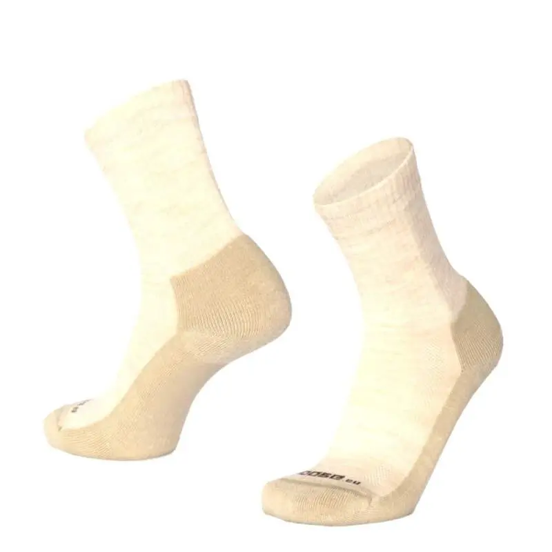 TATRAN BLOCK vysoké jednobarevné merino ponožky Moose béžová 1 pár XXXL