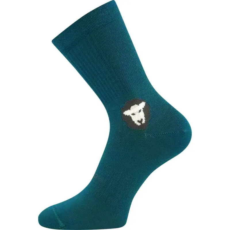 Voxx an merino modro-zelená, 1 pár