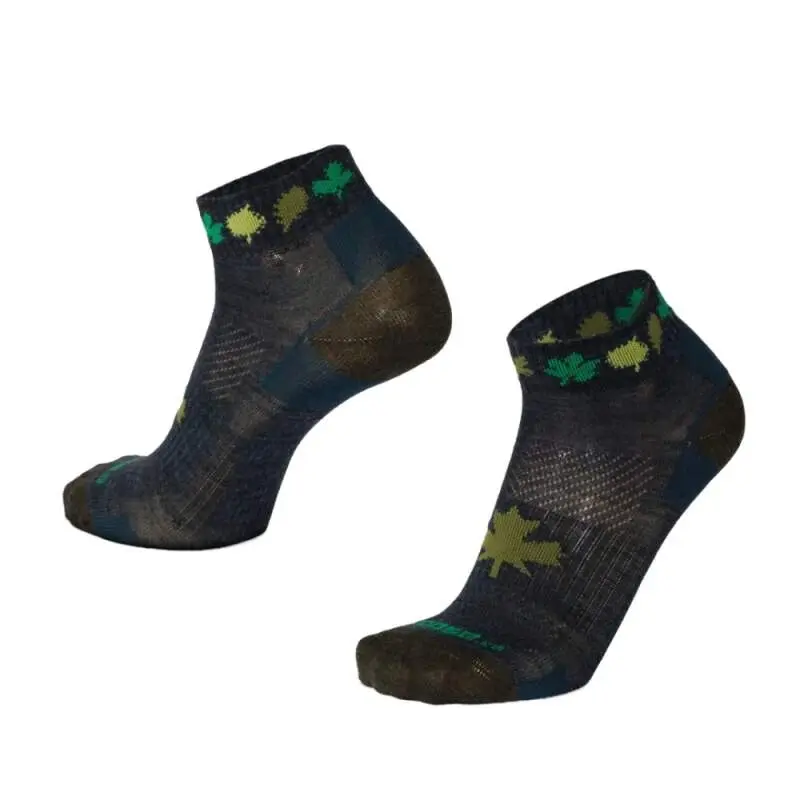 LUZY WOOD nízké merino ponožky Moose 1 pár 3XL Zelená