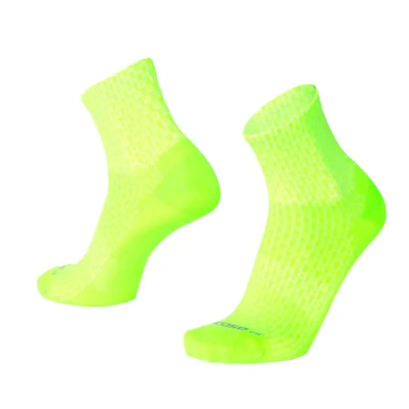 FRESH10 cyklistické jednobarevné sportovní ponožky Moose neon zelená 3XL 1 pár