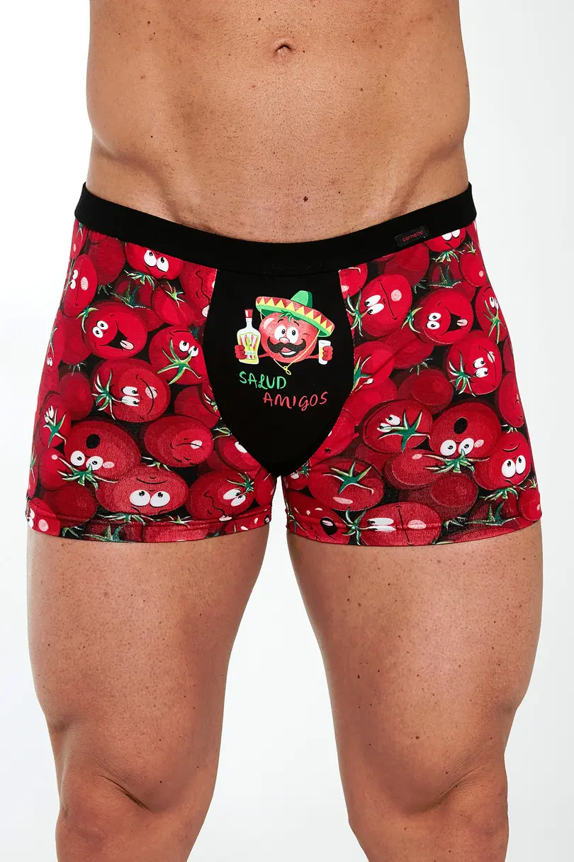 Cornette boxerky tatoo 280/217 Amigo - černá, M