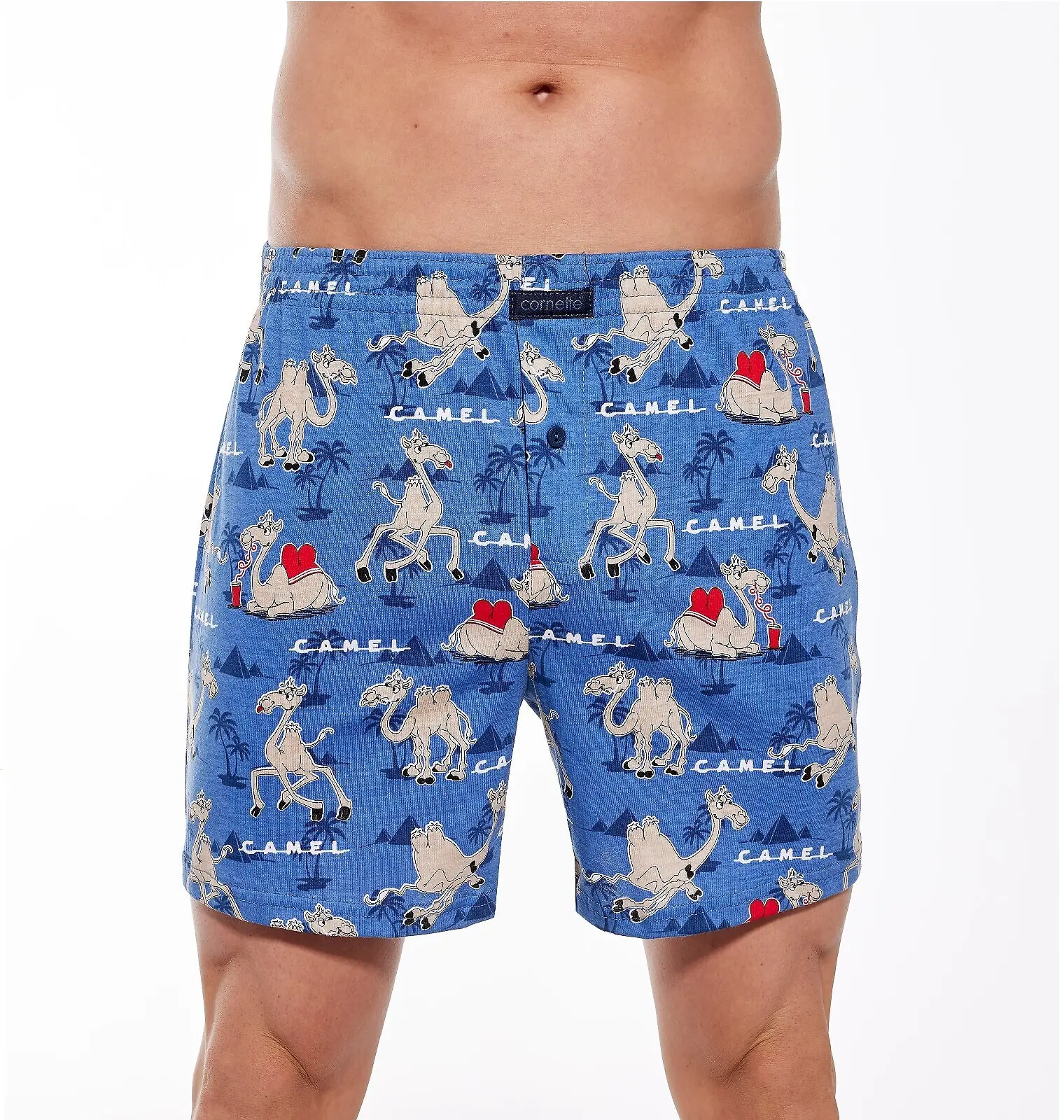 Cornette trenýrky classic 011/154 - modrá, 5XL